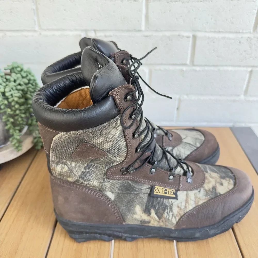 Rocky Hunting Boots Men’s 13 M Gore-Tex 500G Thinsulate Camo Leather Waterproof